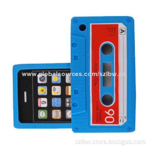 Vintage Tape Style Silica Gel Protective Cases for iPhone 5, Various Colors Available